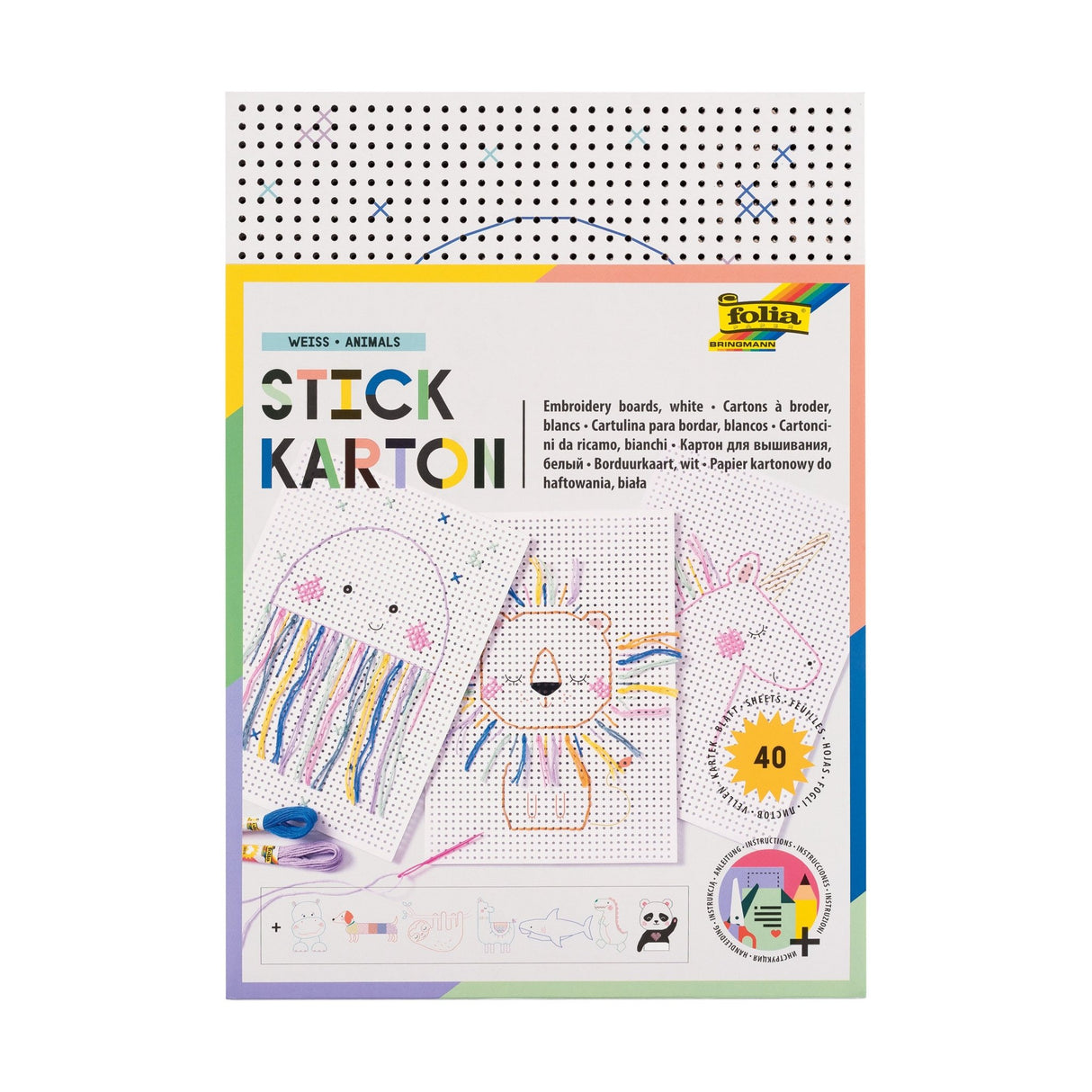 FOLIA | DIY Embroidery Animal Print - Le CirQue Conceptstore