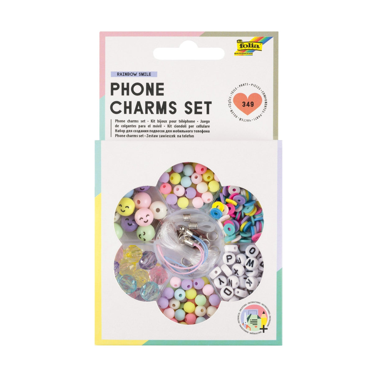 FOLIA | DIY Phone Charms Smiley Set - Le CirQue Conceptstore