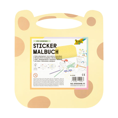 FOLIA | Kleurboek | Sticker Epic Adventure 3+ - Le CirQue Conceptstore