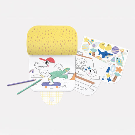 FOLIA | Kleurboek | Sticker Epic Adventure 3+ - Le CirQue Conceptstore