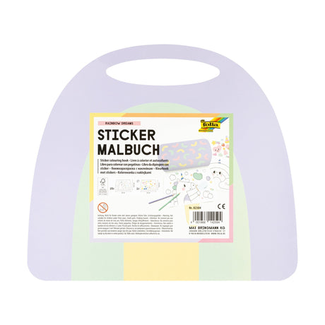 FOLIA | Kleurboek | Sticker Rainbow Dreams 3+ - Le CirQue Conceptstore