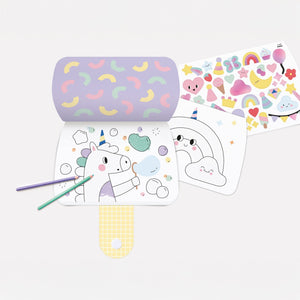 FOLIA | Kleurboek | Sticker Rainbow Dreams 3+ - Le CirQue Conceptstore