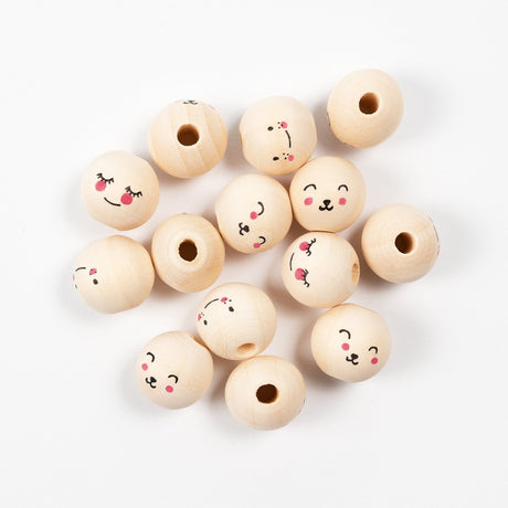 FOLIA | Kralen | Cute Faces (15 stuks) - Le CirQue Conceptstore