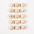 FOLIA | Kralen | Cute Faces (15 stuks) - Le CirQue Conceptstore