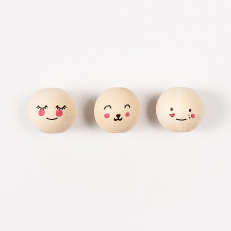 FOLIA | Kralen | Cute Faces (15 stuks) - Le CirQue Conceptstore