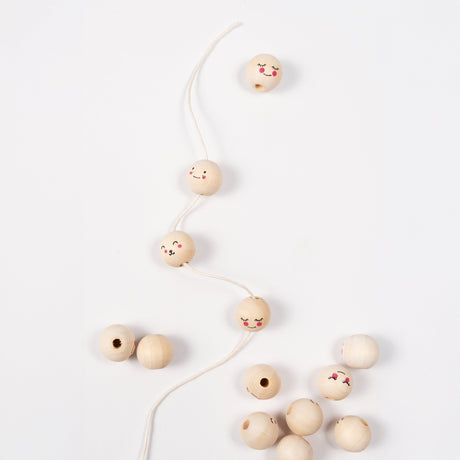 FOLIA | Kralen | Cute Faces (15 stuks) - Le CirQue Conceptstore