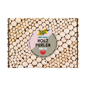 FOLIA | Kralen | Wooden Natural Beads (1kg) - Le CirQue Conceptstore