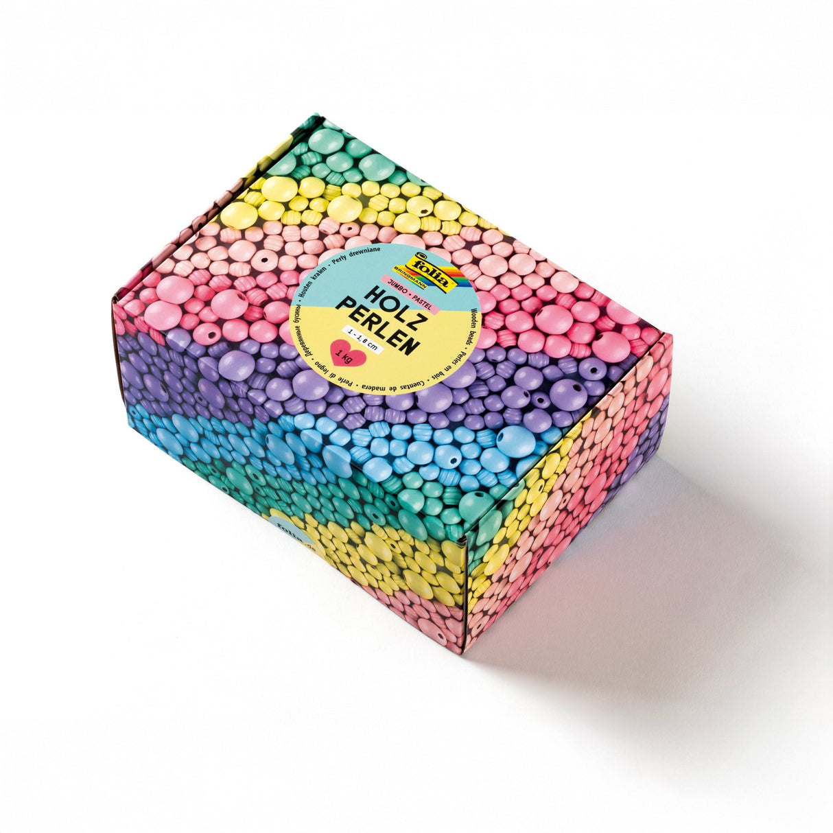 FOLIA | Kralen | Wooden Pastel Beads (1kg) - Le CirQue Conceptstore