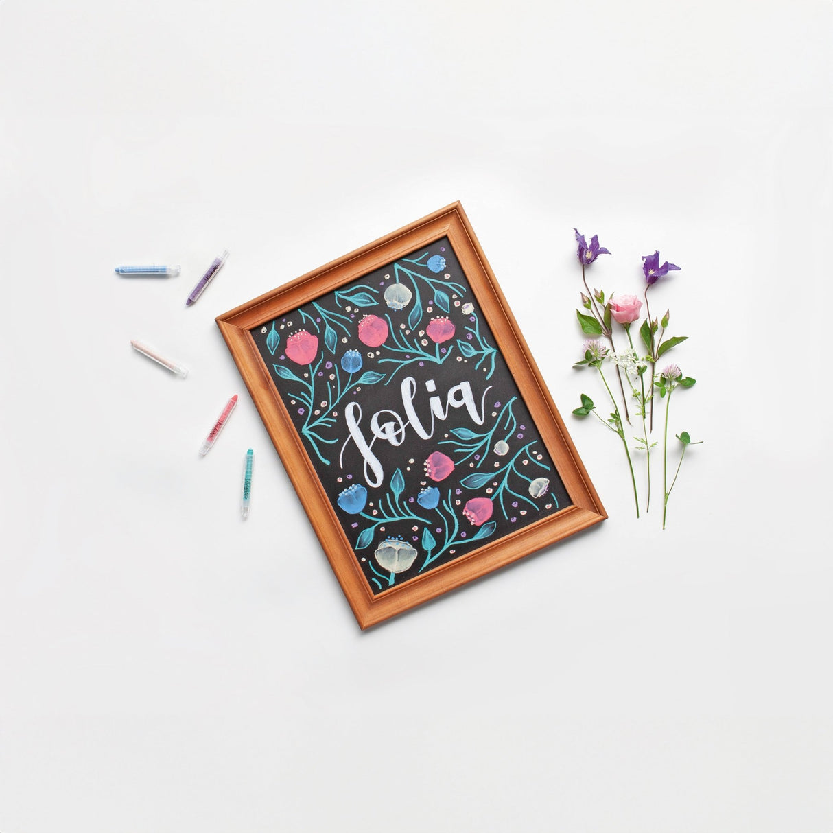 FOLIA | Krijt | Pastel Chalk Pencils (12) - Le CirQue Conceptstore