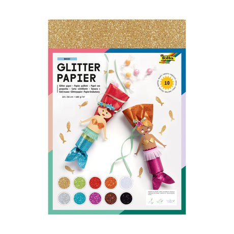 FOLIA | Papier | Glitter Papier (24x34cm) - Le CirQue Conceptstore