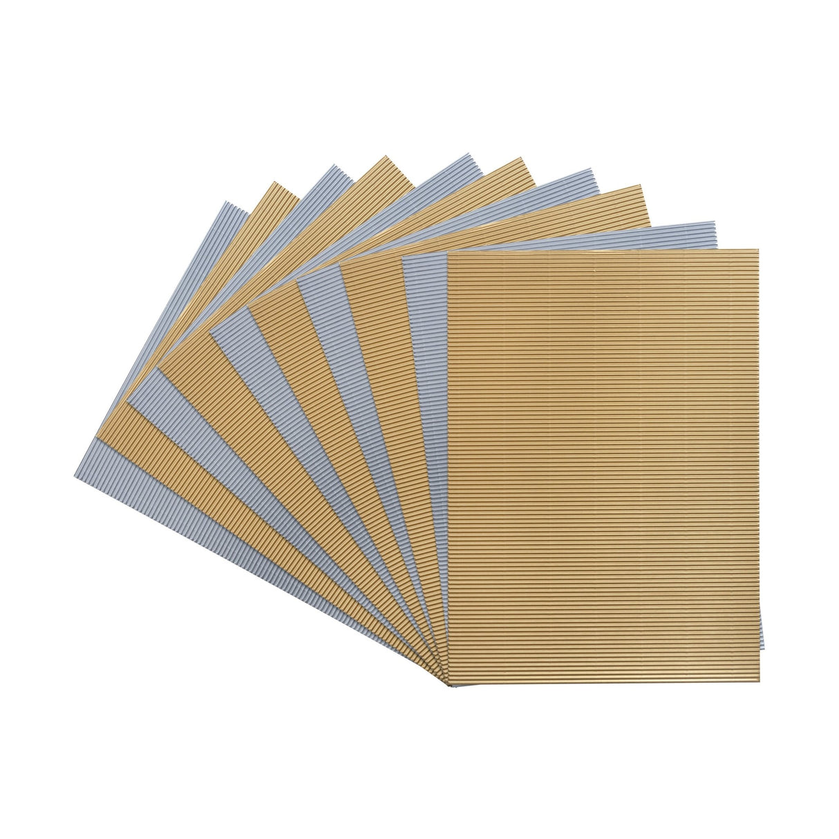 FOLIA | Papier | Golfkarton Gold & Silver (25x35cm) - Le CirQue Conceptstore