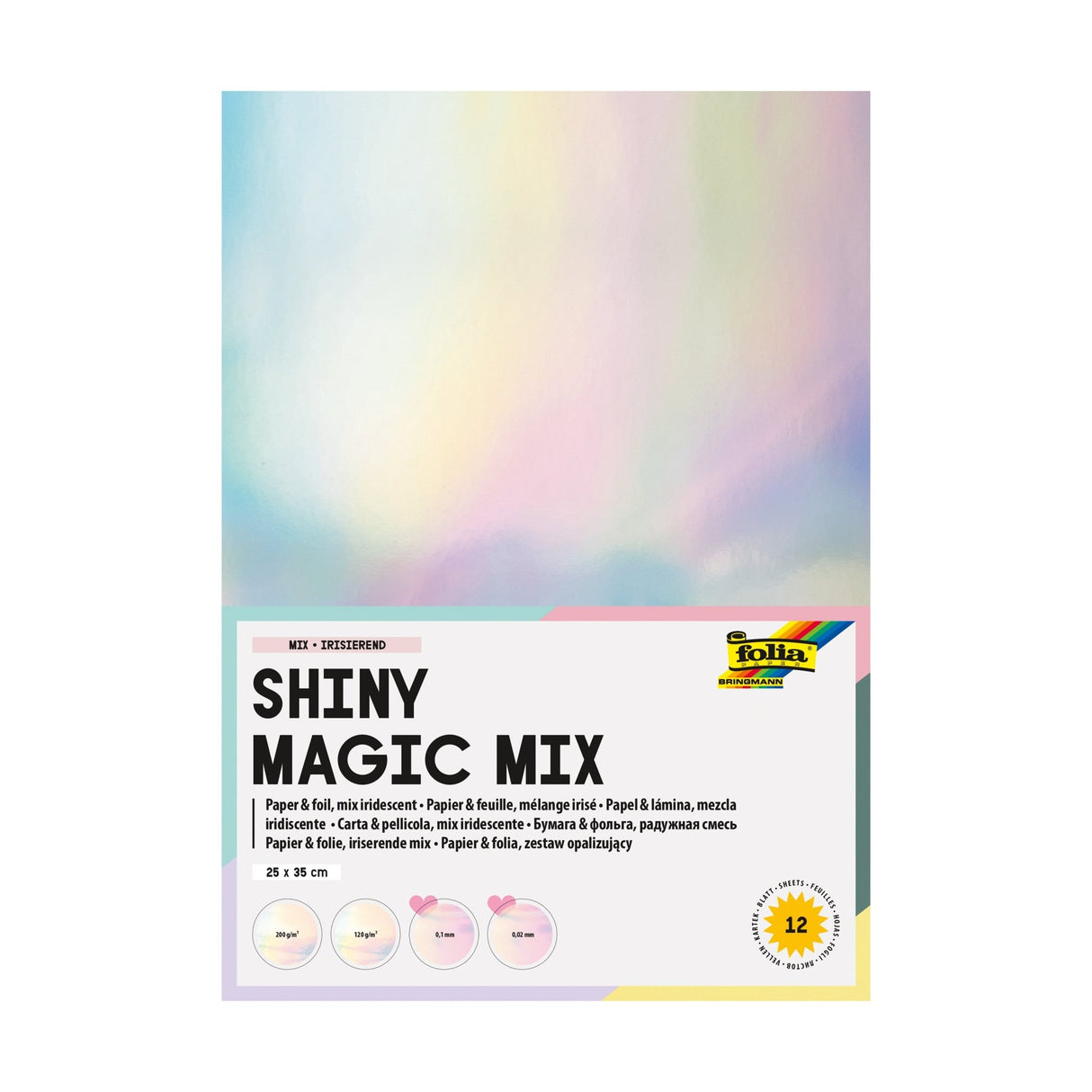 FOLIA | Papier | Shiny Magic Paper (25x35cm) - Le CirQue Conceptstore