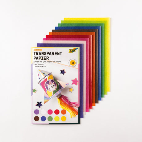 FOLIA | Papier | Transparant Mix (18,5x29,7cm) - Le CirQue Conceptstore