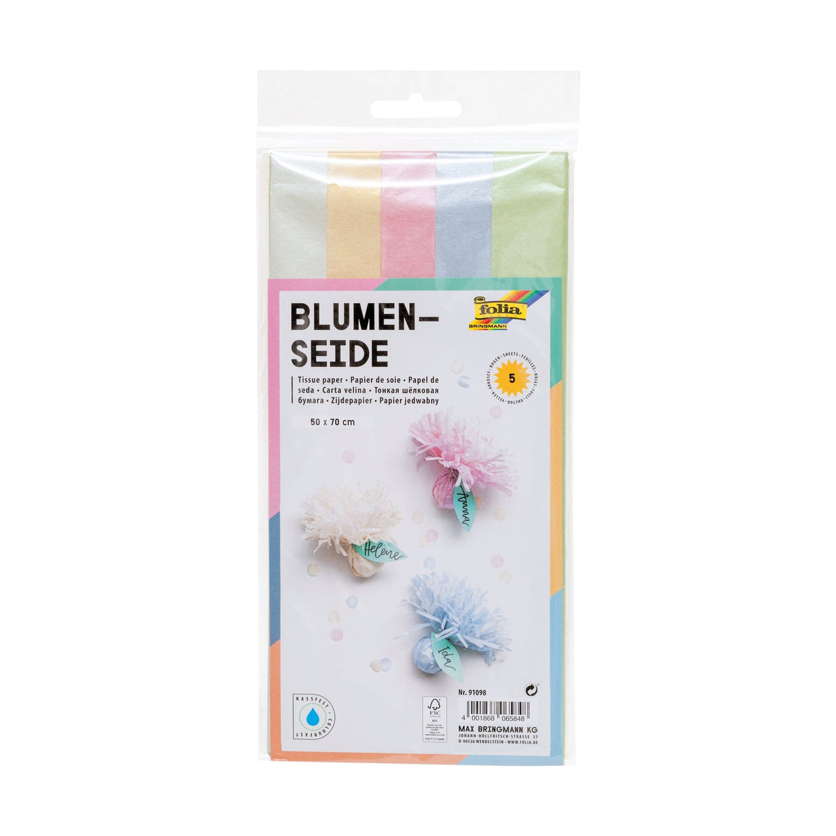 FOLIA | Papier | Zijde Papier Iriserend (50x70cm) - Le CirQue Conceptstore