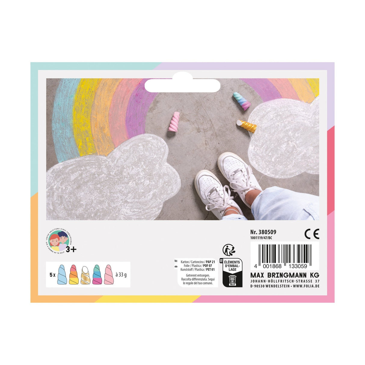 FOLIA | Stoepkrijt | Unicorn Pastel - Le CirQue Conceptstore