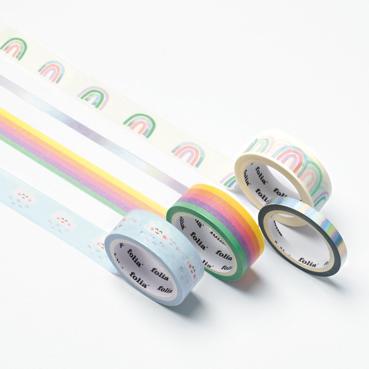 FOLIA | Washi Tape | Rainbow Clouds - Le CirQue Conceptstore