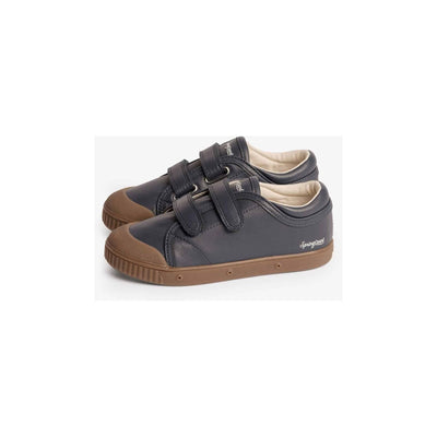 SPRINGCOURT - Velcro leather Sneaker Navy - Le CirQue Kidsconceptstore 