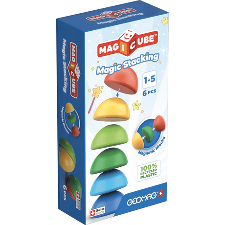 GEOMAG | Magnetische Stapelblokken (6stuks) 1+ - Le CirQue Conceptstore