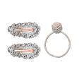 GLOBAL AFFAIRS - Set van 2 clips + haarelastiek "Silver" - Le CirQue Conceptstore