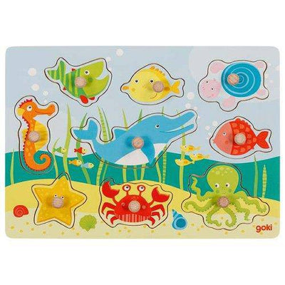 GOKI - Inlegpuzzel " Onderwaterwereld" 1+ - Le CirQue Kidsconceptstore 