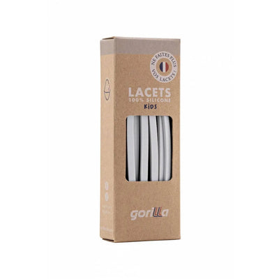 GORILLA - Siliconen Veters - Nuage (Licht Grijs) - Le CirQue Kidsconceptstore 