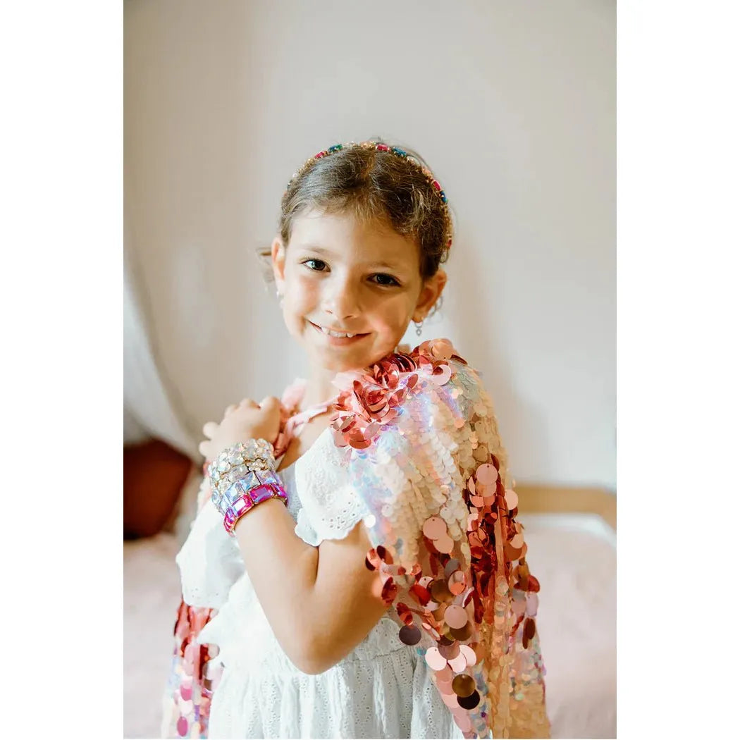GREAT PRETENDERS | The 5th Avenue Pink Pailette Cape - Le CirQue Conceptstore