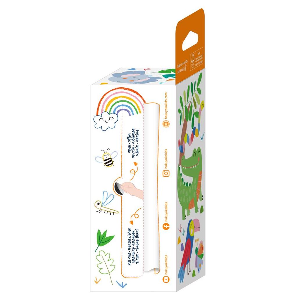 HAKU YOKA - Mini Kleurrol Kleurkit "Safari" 3+ - Le CirQue Conceptstore