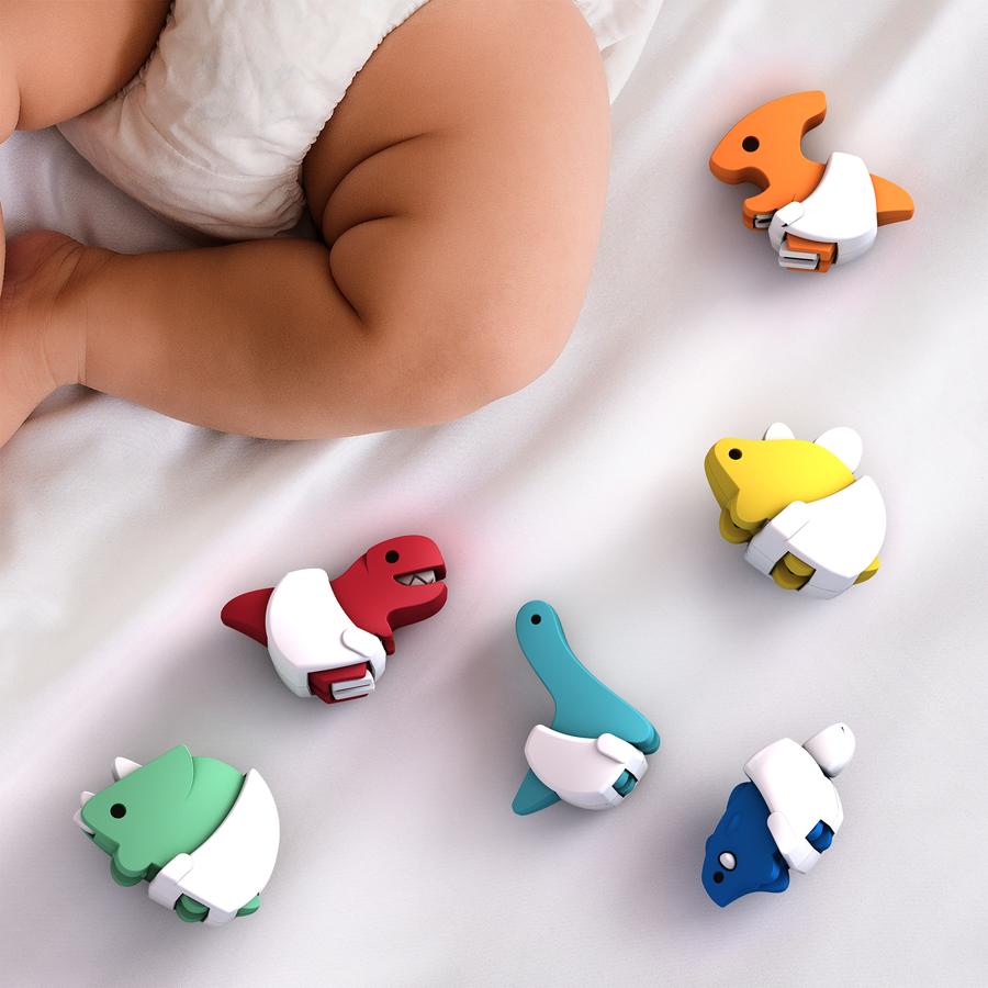 HALFTOYS - 3D Magnetic Toy "Baby Hippo" 3+ - Le CirQue Conceptstore