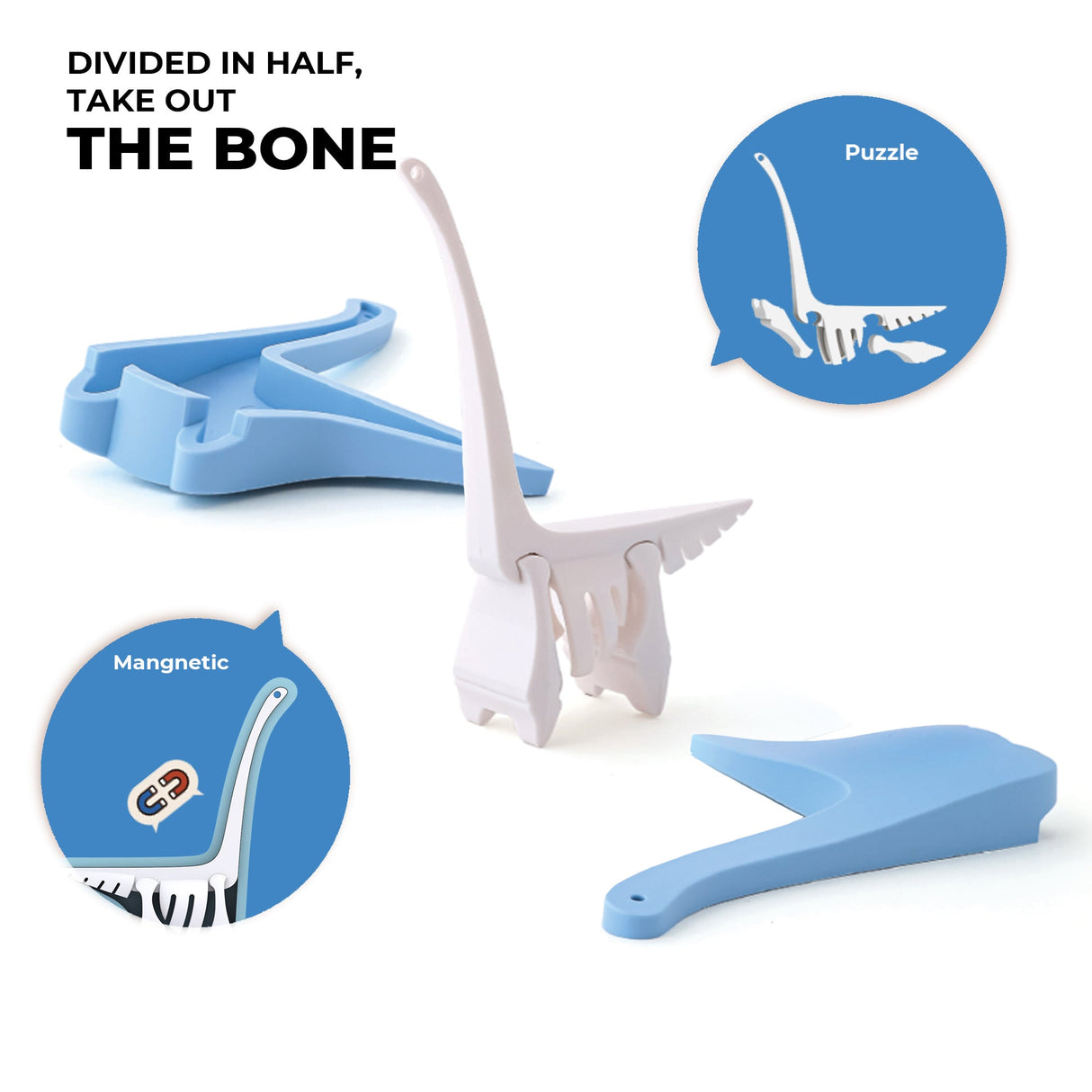 HALFTOYS - 3D Magnetic Toy "Diplo" 3+ - Le CirQue Conceptstore