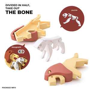 HALFTOYS - 3D Magnetic Toy "Lion" 3+ - Le CirQue Conceptstore