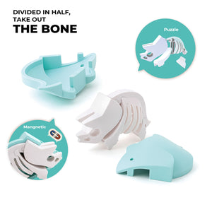 HALFTOYS - 3D Magnetic Toy "Tricera" 3+ - Le CirQue Conceptstore