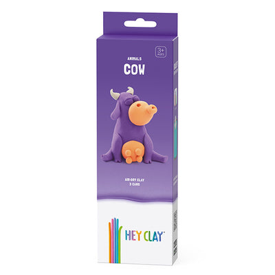 HeyClay - Animals Cow (3 potjes ) 6+ - Le CirQue Kidsconceptstore 