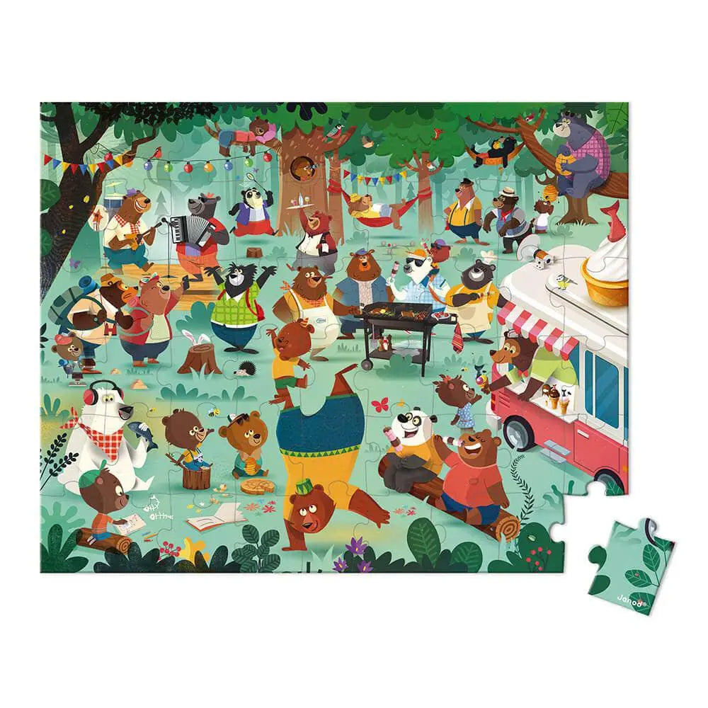 JANOD - Puzzel - Beren familie (54stuks) 5+ - Le CirQue Kidsconceptstore 