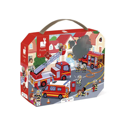 JANOD - Puzzel - De brandweer (24stuks) 3+ - Le CirQue Kidsconceptstore 