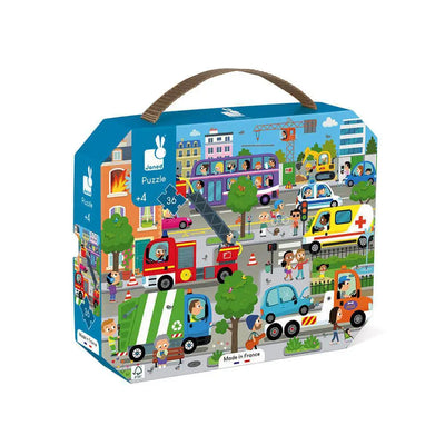 JANOD - Puzzel - De Stad (36stuks) 4+ - Le CirQue Kidsconceptstore 
