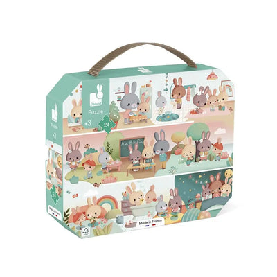 JANOD - Puzzel - Een goedgevulde dag (24stuks) 3+ - Le CirQue Kidsconceptstore 