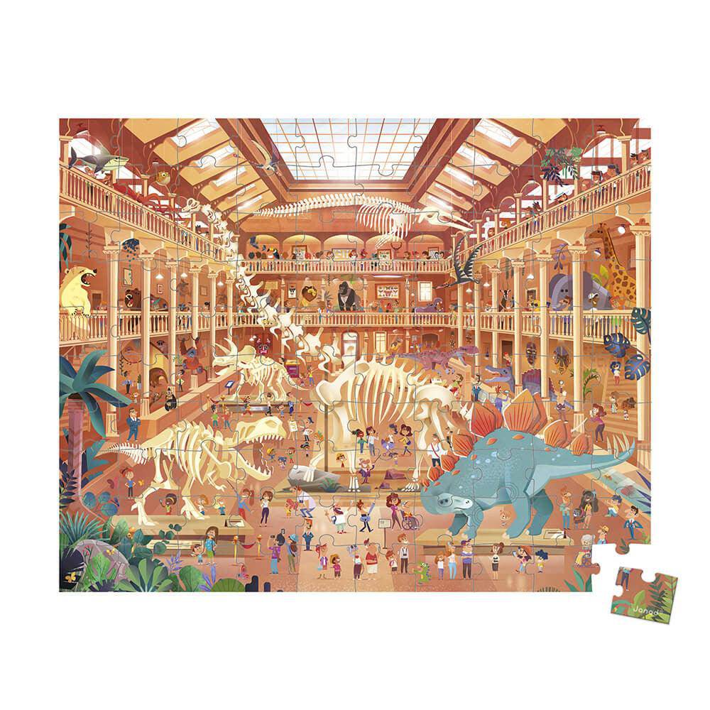 JANOD - Puzzel - Het Natuur museum (100stuks) 6+ - Le CirQue Kidsconceptstore 