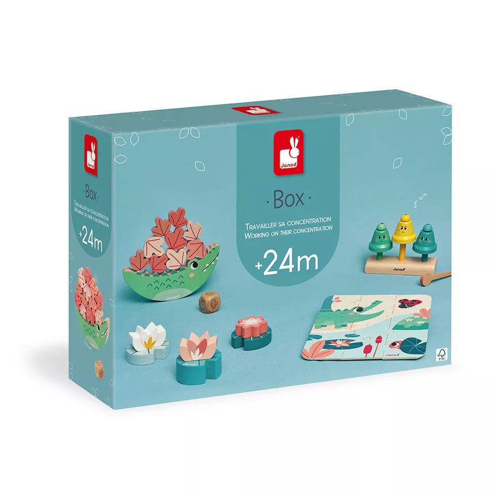 JANOD - Stimulerende Speelgoeddoos Concentratie 24m+ - Le CirQue Conceptstore