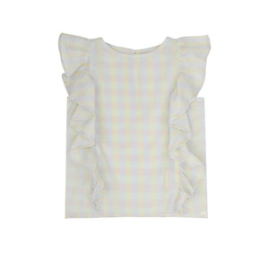 JENEST - Faye Top Poplin Multicolour Check - Le CirQue Conceptstore