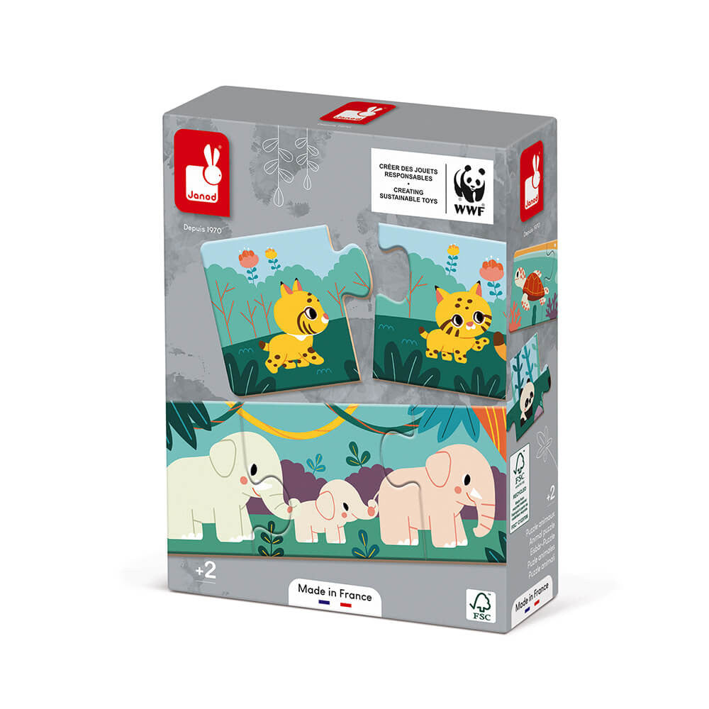 JANOD - Familie dierenpuzzel (3x10) 2+ - Le CirQue Kidsconceptstore 