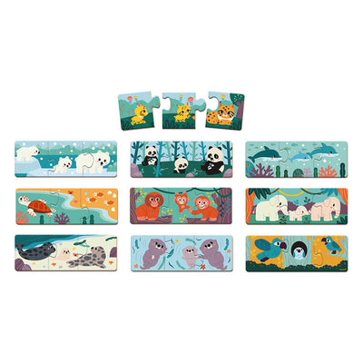 JANOD - Familie dierenpuzzel (3x10) 2+ - Le CirQue Kidsconceptstore 