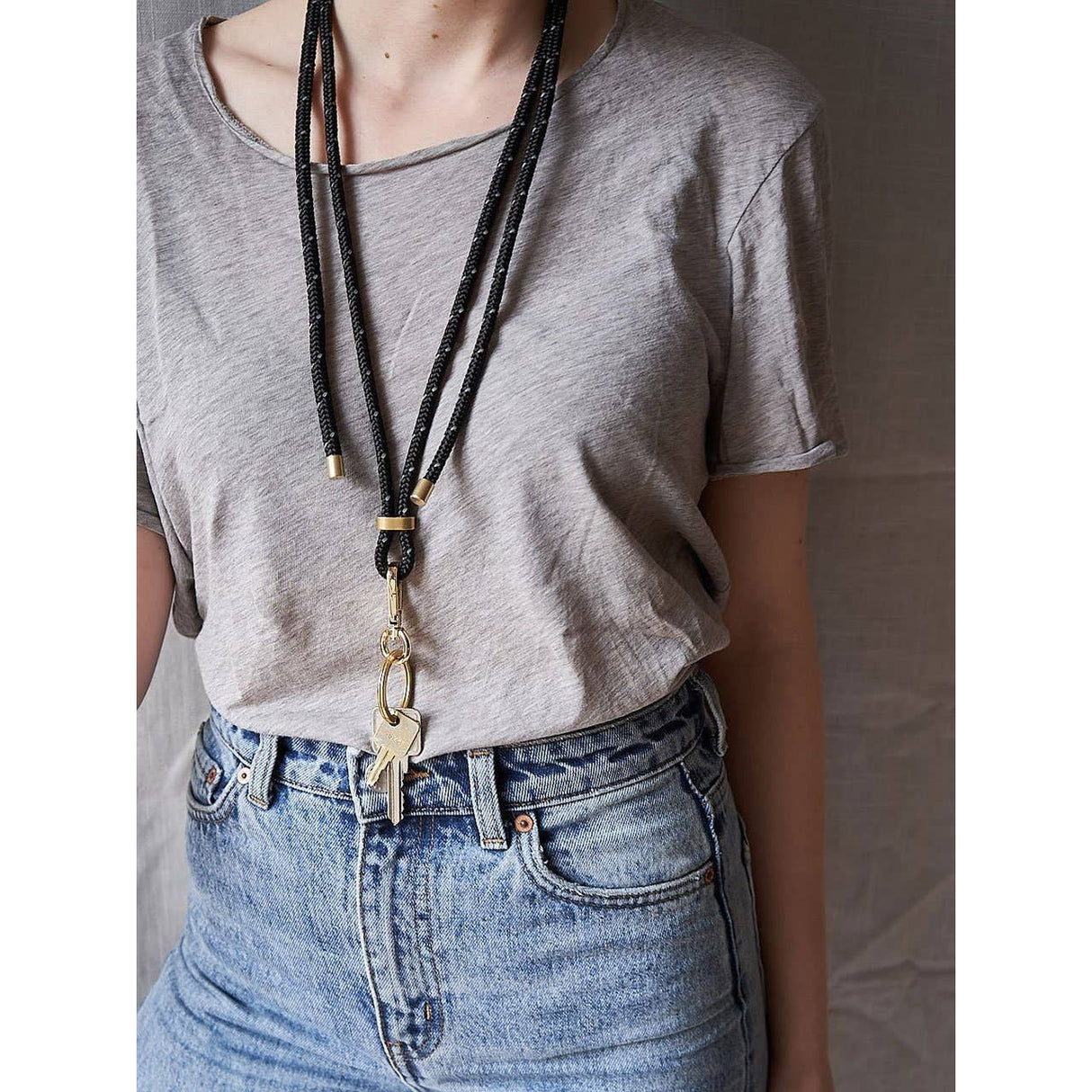 KNOK | Sleutelhanger XL | Black Reflextor - Le CirQue Conceptstore