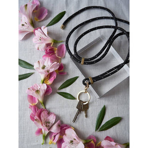KNOK | Sleutelhanger XL | Black Reflextor - Le CirQue Conceptstore