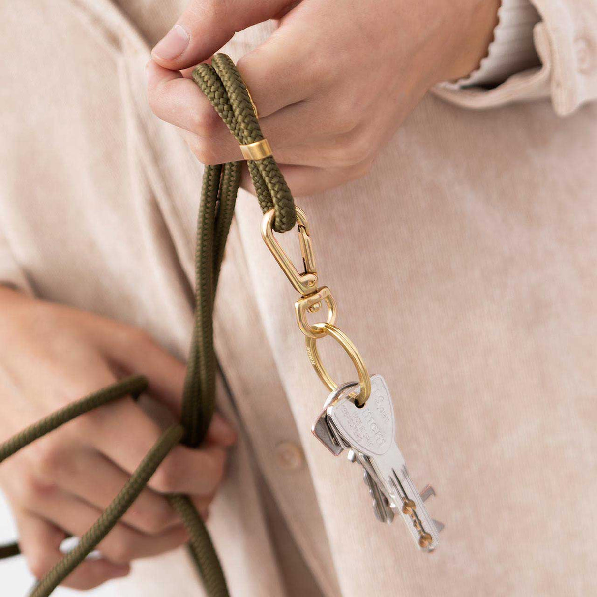 KNOK | Sleutelhanger XL | Olive - Le CirQue Conceptstore