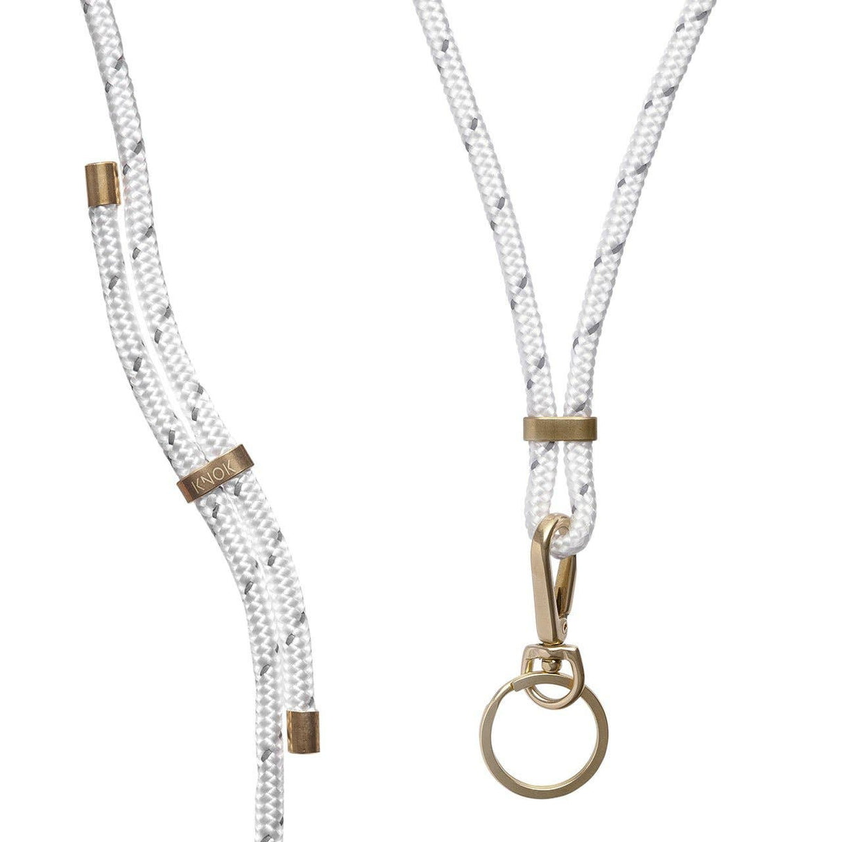 KNOK | Sleutelhanger XL | White Reflextor - Le CirQue Conceptstore