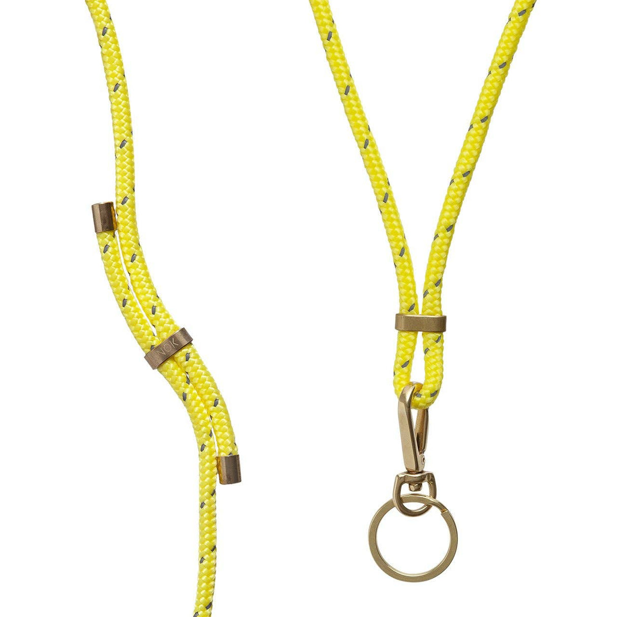 KNOK | Sleutelhanger XL | Yellow Reflextor - Le CirQue Conceptstore