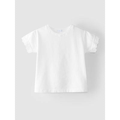 LARANJINHA - T-shirt with English embroidery - Le CirQue Kidsconceptstore 