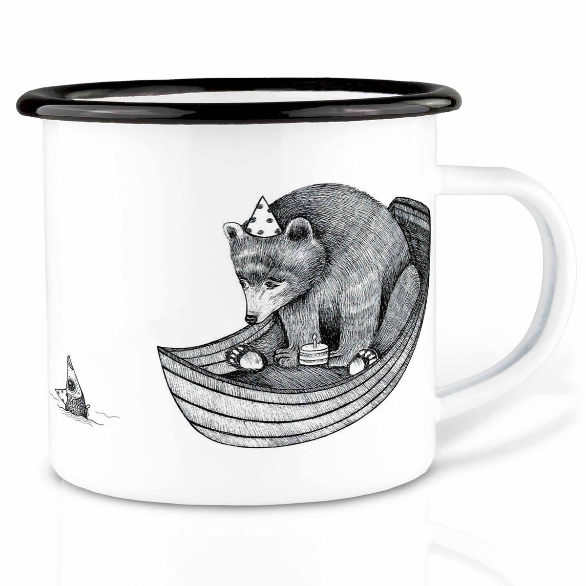LIGARTI | Emaille Mok | Beer Verjaardag - Le CirQue Conceptstore