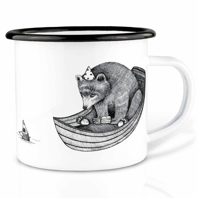 LIGARTI | Emaille Mok | Beer Verjaardag - Le CirQue Conceptstore