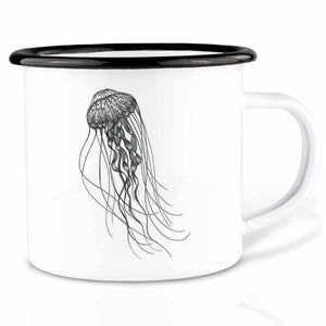LIGARTI | Emaille Mok | Diepzee Kwallen - Le CirQue Conceptstore